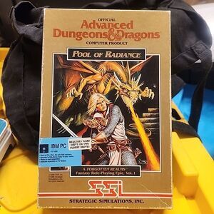 ADVANCED DUNGEONS & DRAGONS POOL OF RADIANCE IBM Game 5 1/4 Floppy 5.25
